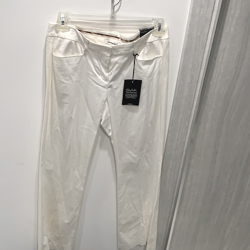 Never worn white express illustrator pants